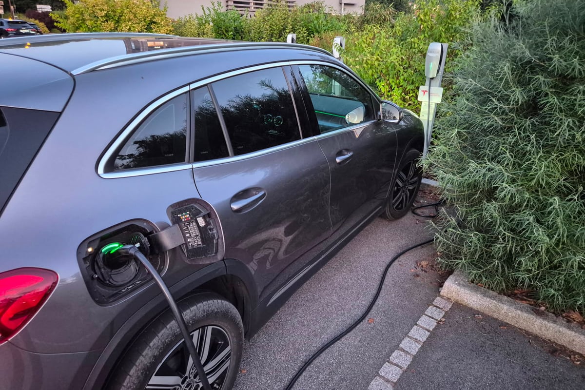 Le SUV électrique Mercedes EQA 250+ de Bruno