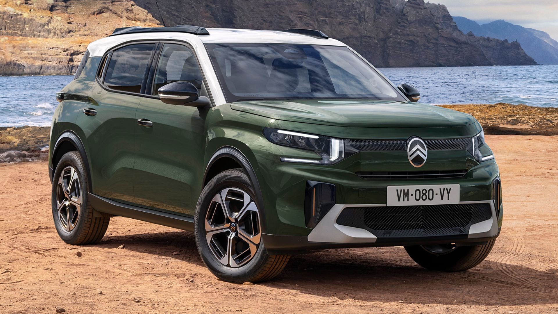 Citroën ë-C3 Aircross électrique 113 ch vue avant trois quarts, SUV électrique compact