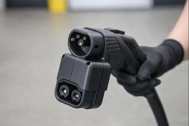 Prise Combo CCS pour la recharge rapide d’une voiture électrique