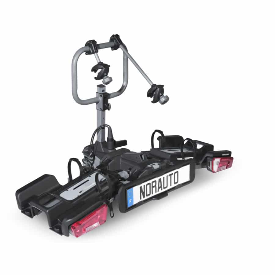 Norauto e-Fit 300 : porte-vélos attelage pour 2 vélos