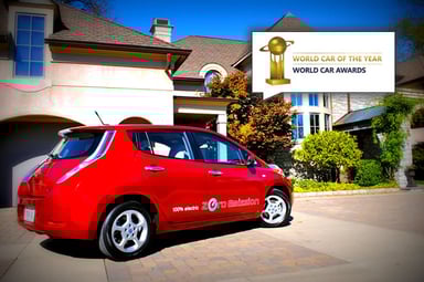 Nissan LEAF : voiture mondiale de l'année