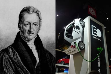 Voiture electrique & Malthus