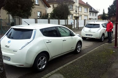 Nissan Leaf à Noel