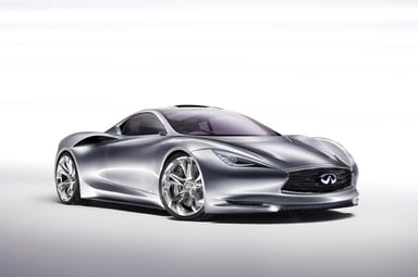 La face avant de l'Infiniti EMERG-E