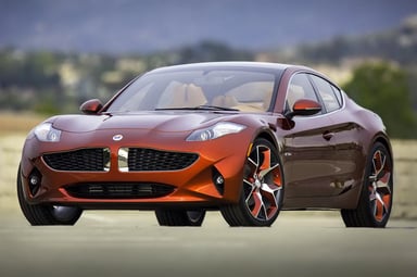 La Fisker Atlantic de l'avant : un air de famille avec la Karma !