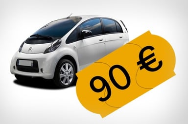 La C-ZERO à 90 € par mois
