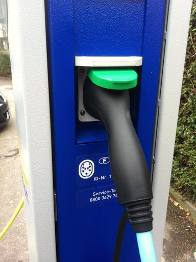 La Renault ZOE en charge sur une prise de type 3