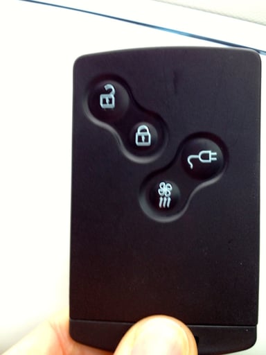 La télécommande de la Renault ZOE