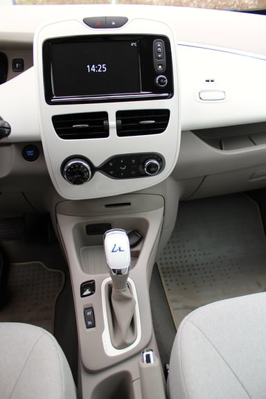 La console centrale de la Renault ZOE