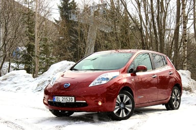 La Nissan LEAF 2013 dans la neige !