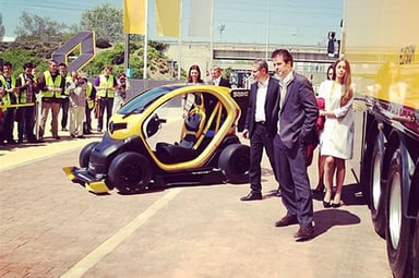 La présentation du Twizy Renault Sport F1