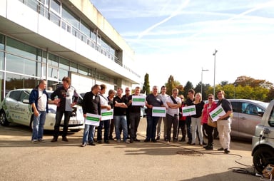 Les participants à la Rencontre Automobile Propre n°2