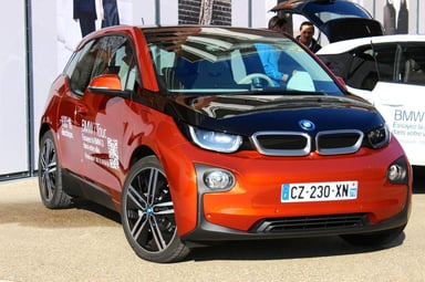 La BMW i3 dans livrée orange