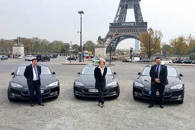 Les Taxis Parisiens en pole position pour la voiture 100 % électrique