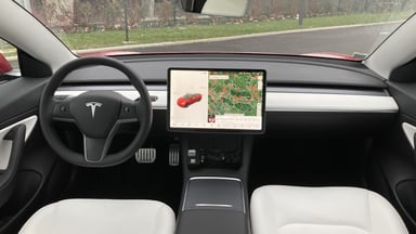 Intérieur Tesla Model 3 Performance 2021