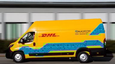 Utilitaire électrique de livraison