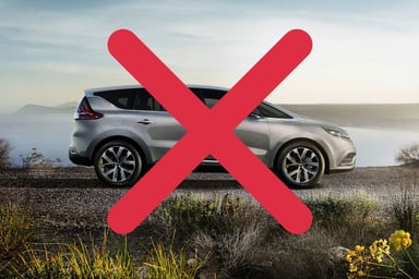 Interdiction voitures croix rouge