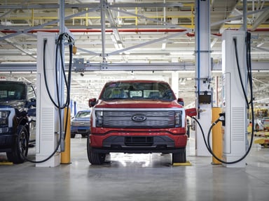 Production du Ford F150 Lightning