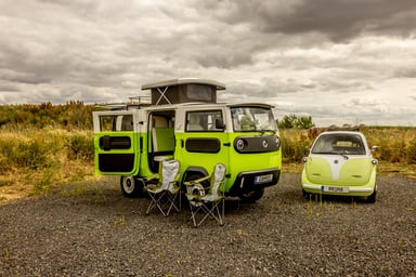 Electric Brands xBus Camper et Evetta
