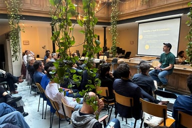 Alexis Marcadet (Revolte) en intervention pour le loueur Joule