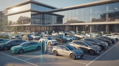 Voitures parking société