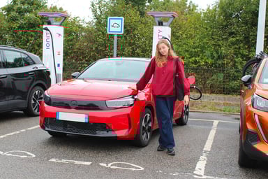 Opel Corsa-e en charge