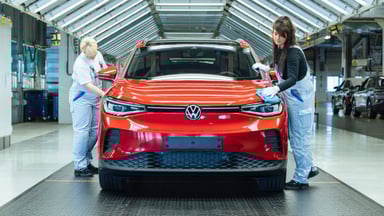 Volkswagen ID.4 à l'usine de Zwickau