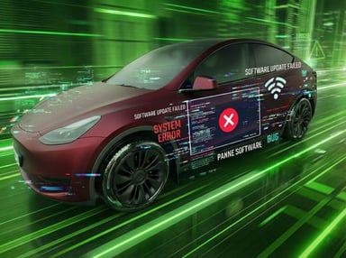 Tesla : illustration d’un bug logiciel après mise à jour