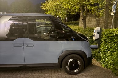 Le Kia PV5 d'Eodias en charge