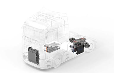 Mahle et son concept de camion électrique à prolongateur d'autonomie thermique