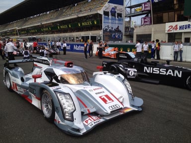 Audi & Nissan sur la piste des 24h du Mans