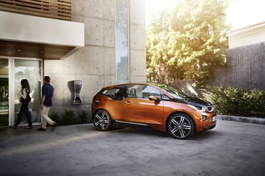 La BMW i3 coupé en recharge