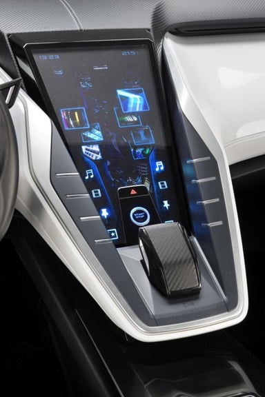L'innovation la plus importante apportée par le concept Friend-ME est cette console permettant aux passagers d'être connectés entre eux.