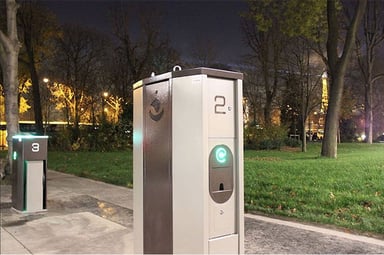 Les bornes de recharge Lafon du réseau parisien Bélib seront lancées en janvier 2016