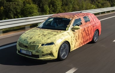 Skoda Octavia iV 2020 camouflée