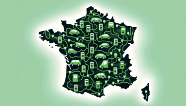 Carte des bornes de recharge publiques france