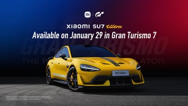 Xiaomi SU7 dans GranTurismo 7