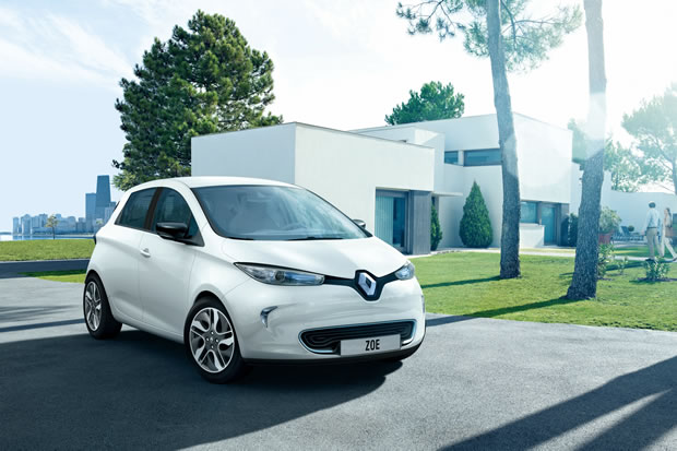Renault ZOE branchée
