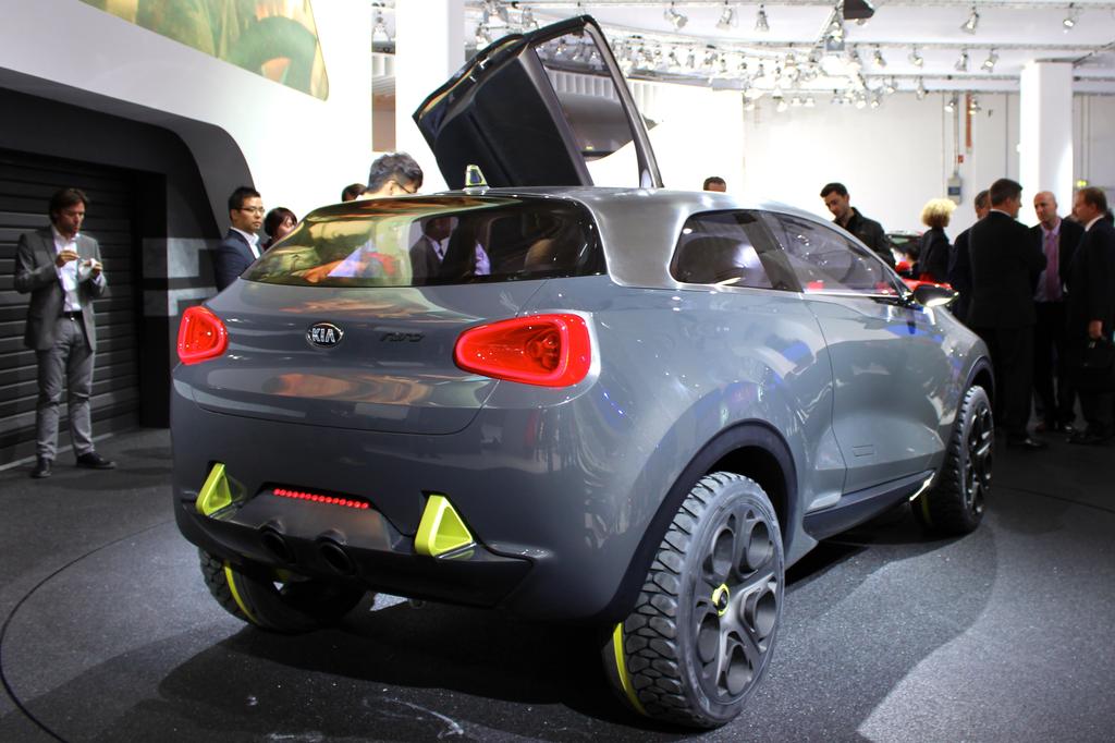 L'arrière sportif du Kia Niro