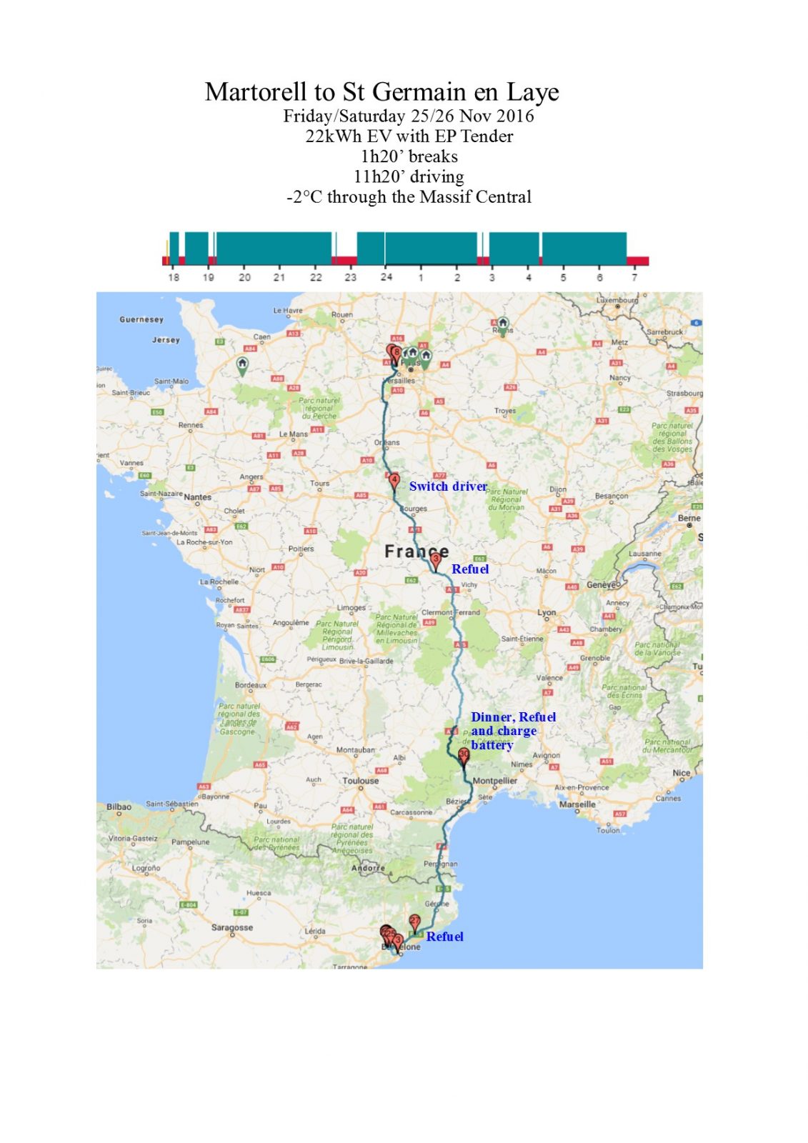 Bacelone-ST Germain en Laye (retour)