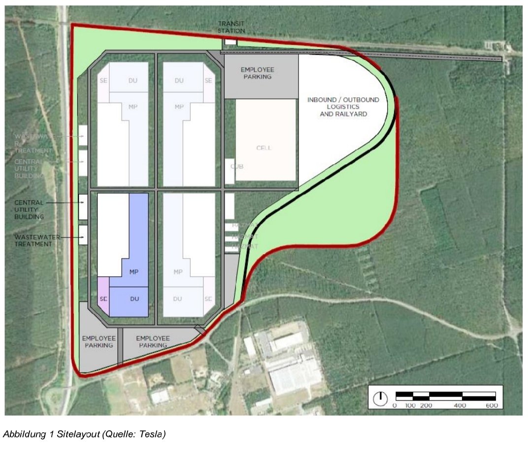 Le plan de la Tesla Gigafactory 4