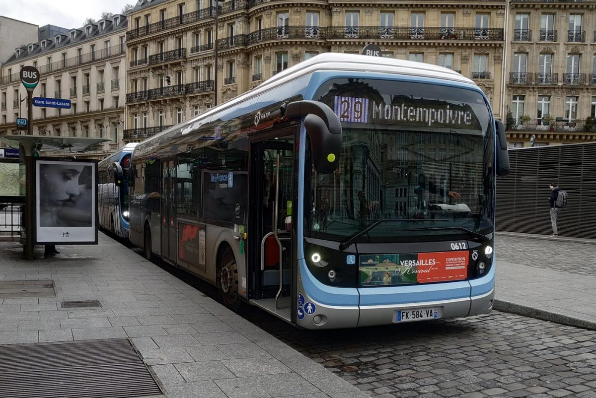 Bus électrique Bolloré à Paris