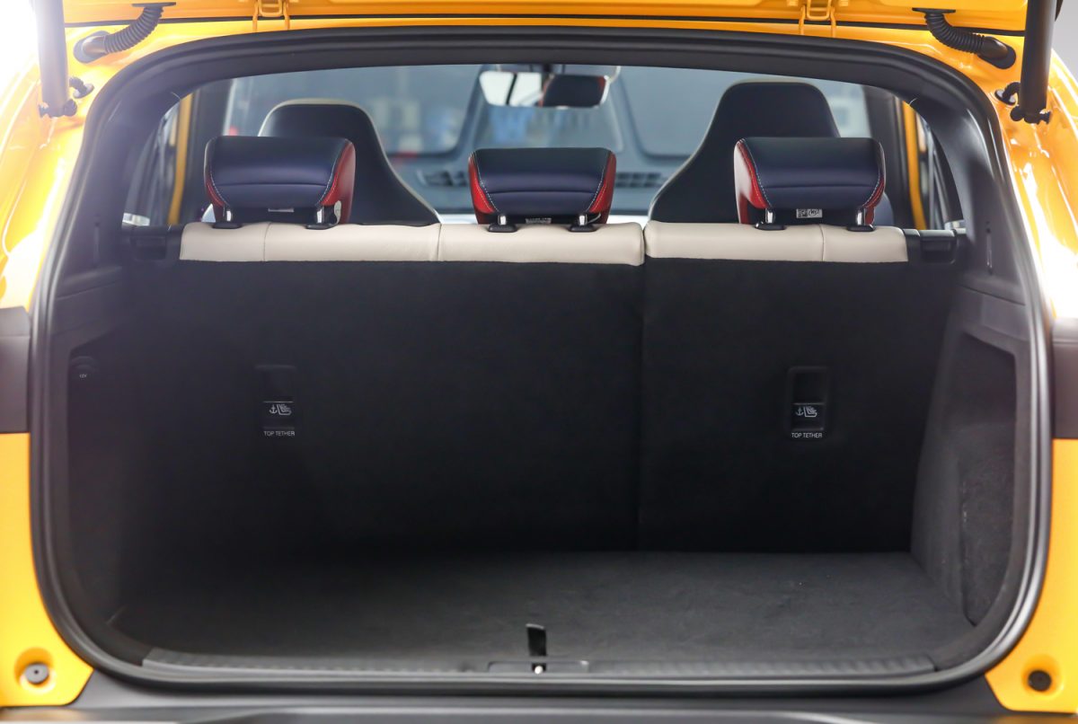 Coffre de l'Aiways U6