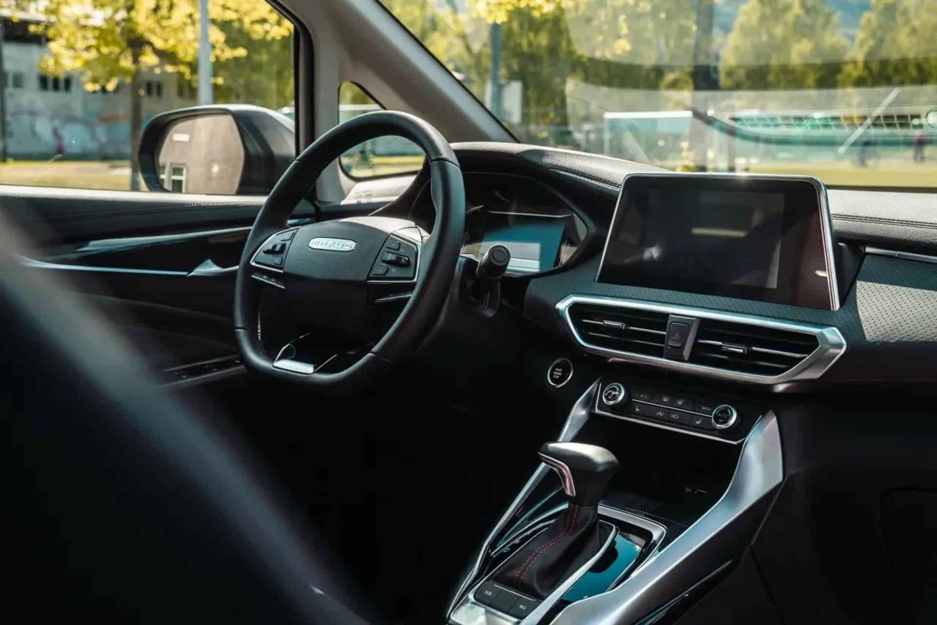 L'écran d'infodivertissement mesure 12,3 pouces de diagonale