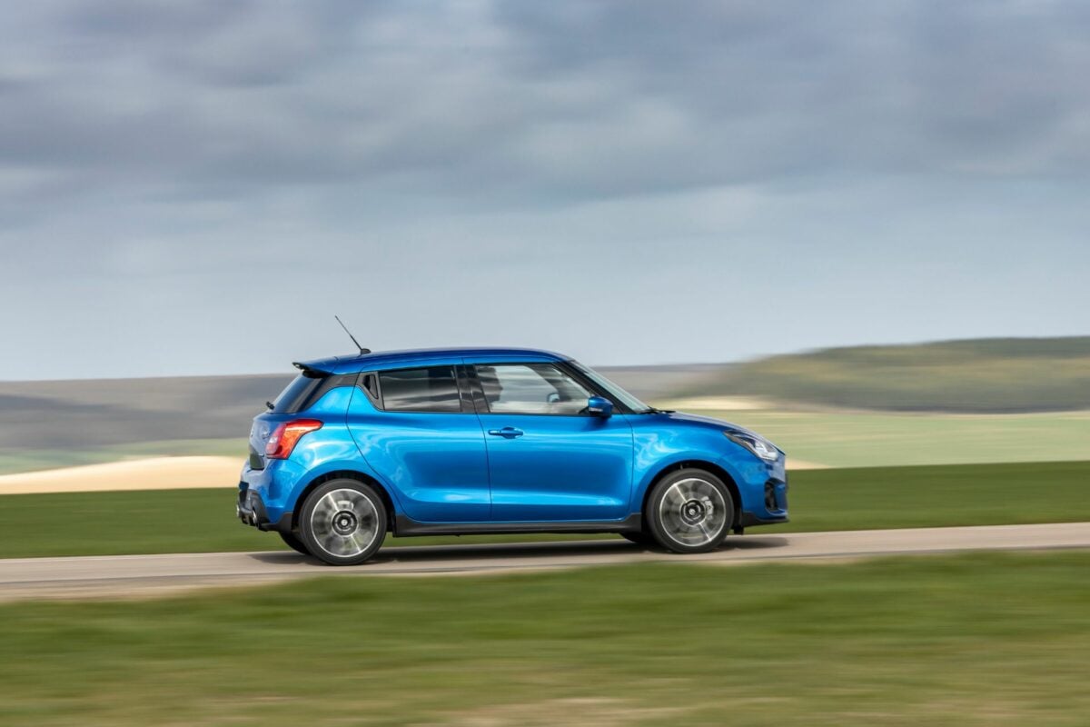 Le 1.4 l BoosterJet de la Swift Sport Hybride développe une puissance de 129 ch (95 kW)