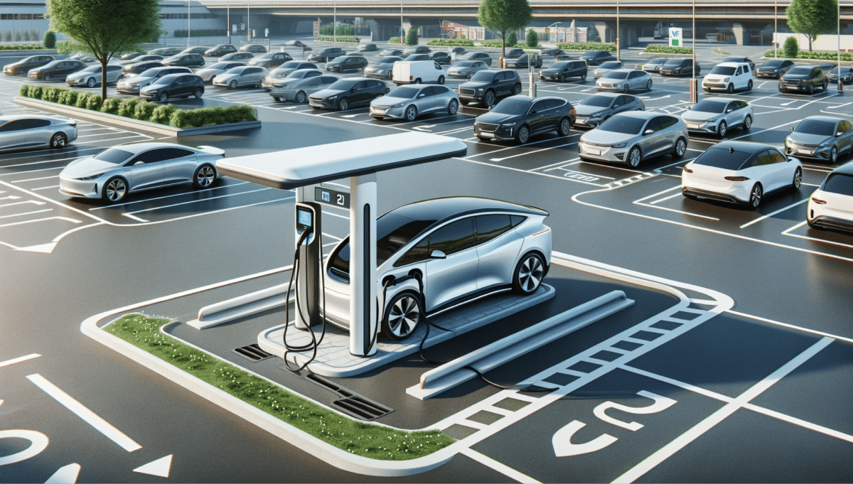 borne de recharge parking