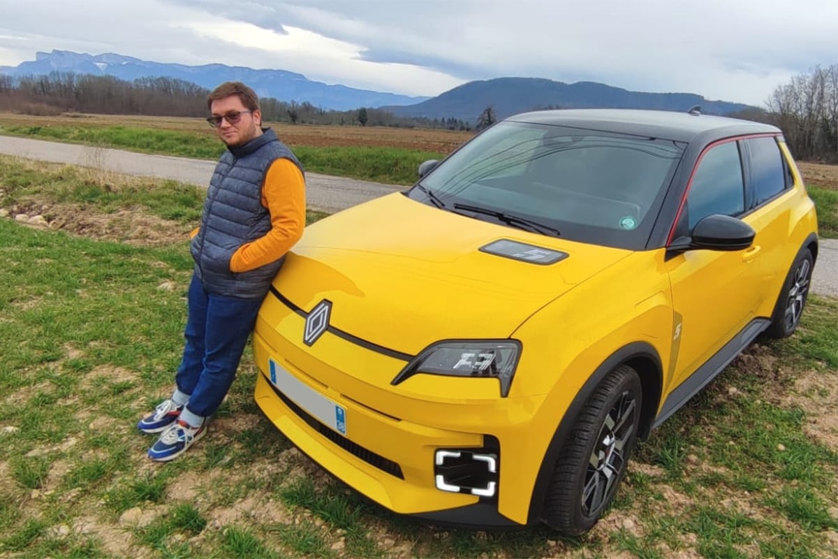 Jérémy et sa Renault 5 E-Tech