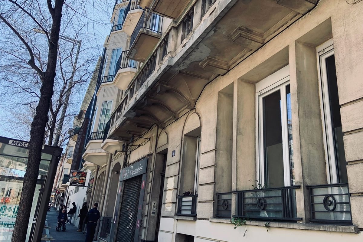 Pollution sur les murs à Perpignan