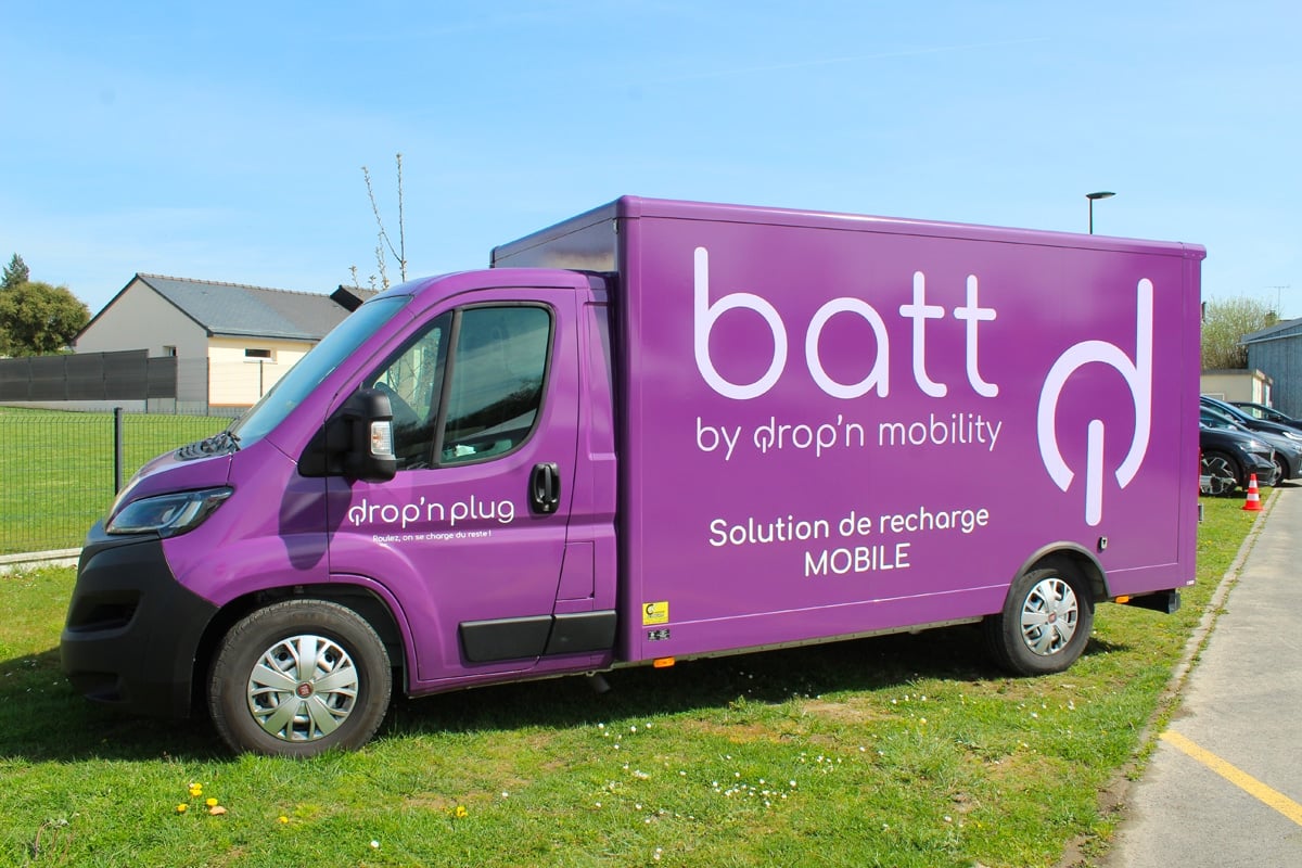 Station de recharge mobile de Drop'n Plug