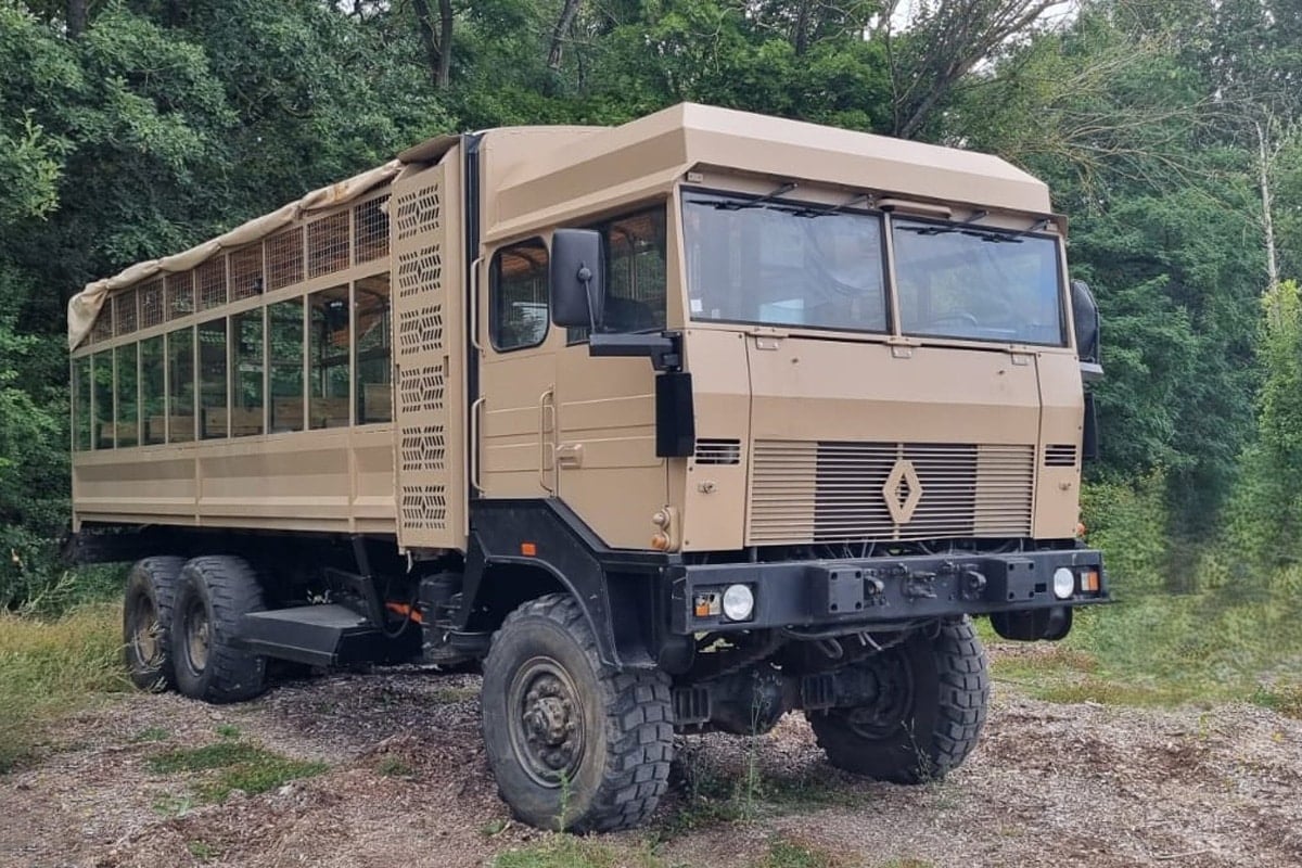 Camion brousse de Thoiry rétrofité par Idée Services